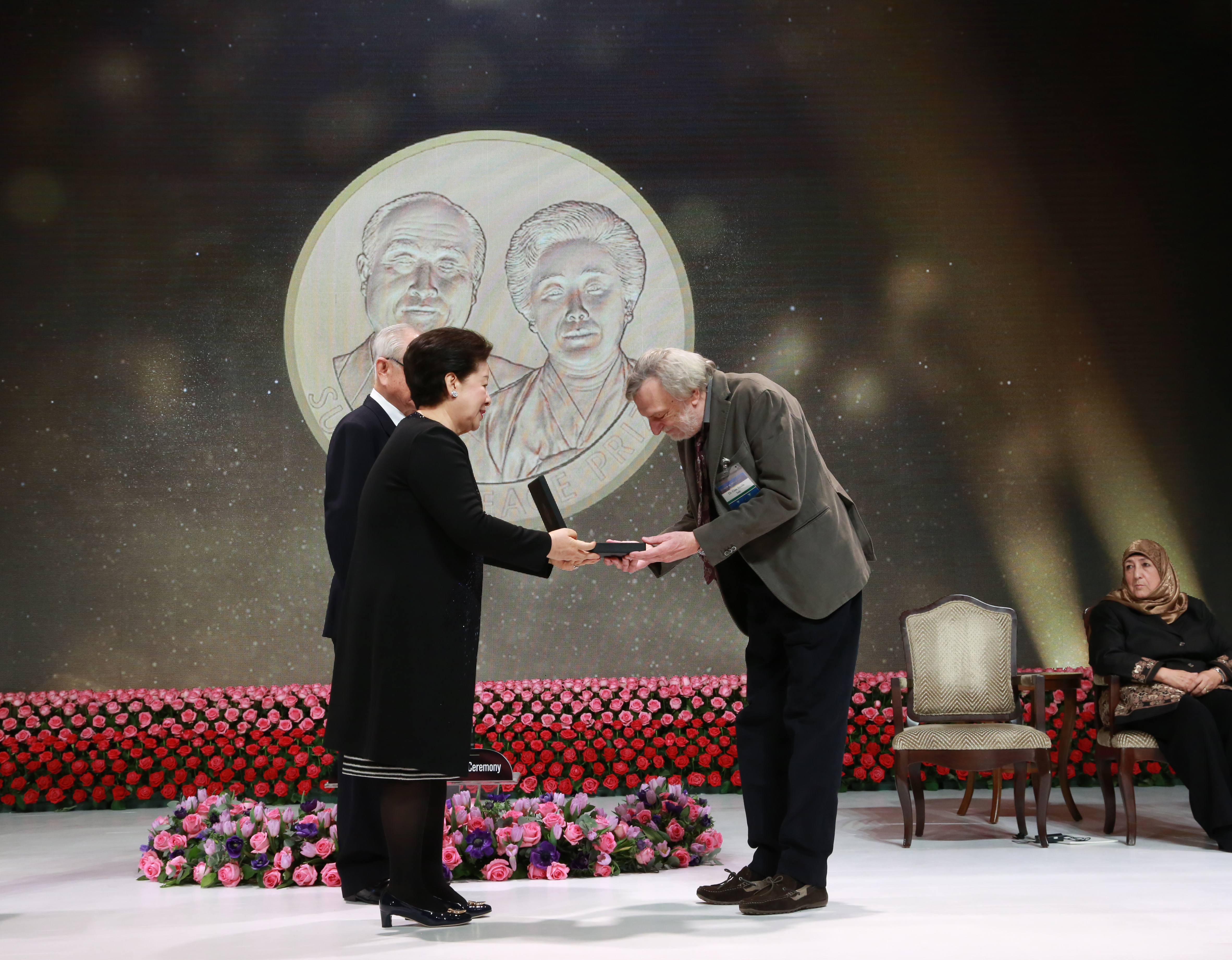 Dr. Gino Strada Awarding Of Medal And Plaque