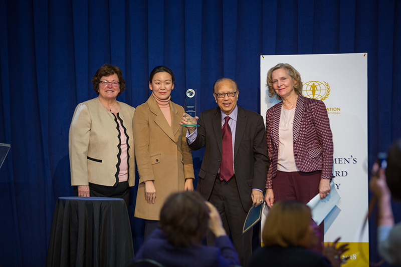 HorizonSummit (Left To Right) AlexaWard, Prof. Yeon Ah Moon, Ambassador Anwarul K. Chowdhury, Carolyn Handschin