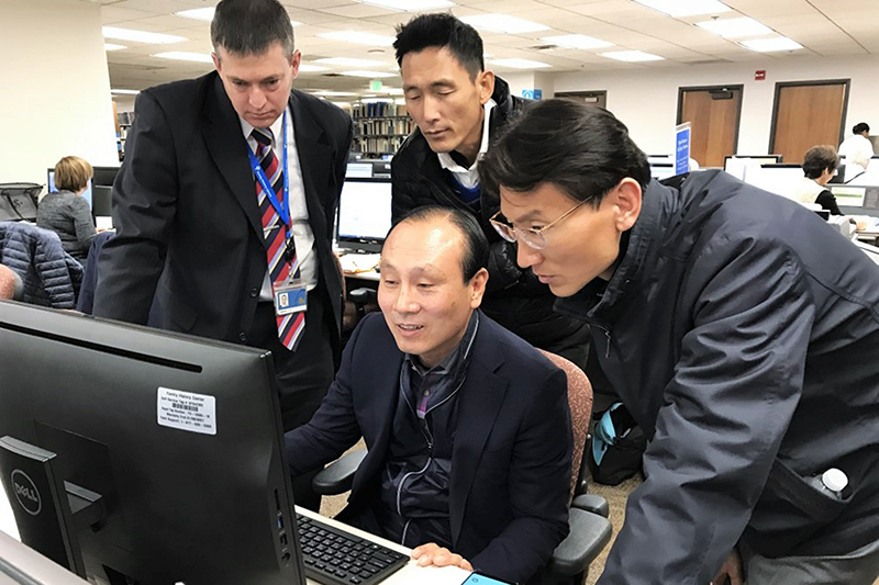 FamilyHistoryLibrary JasonHarrison SungJoHwang RevLee RevInPyoMoon