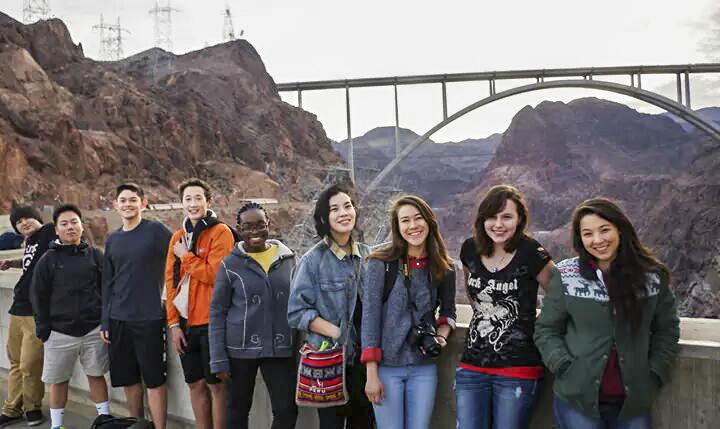 The Aloha workshop participants spent time touring the beautiful natural sites around Las Vegas, including the Red Rock Canyon.