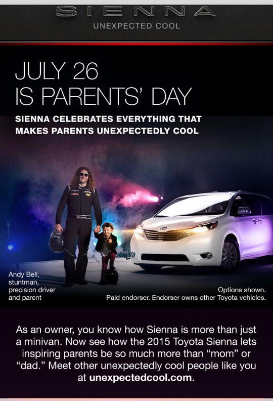 Toyota Parents Day ad