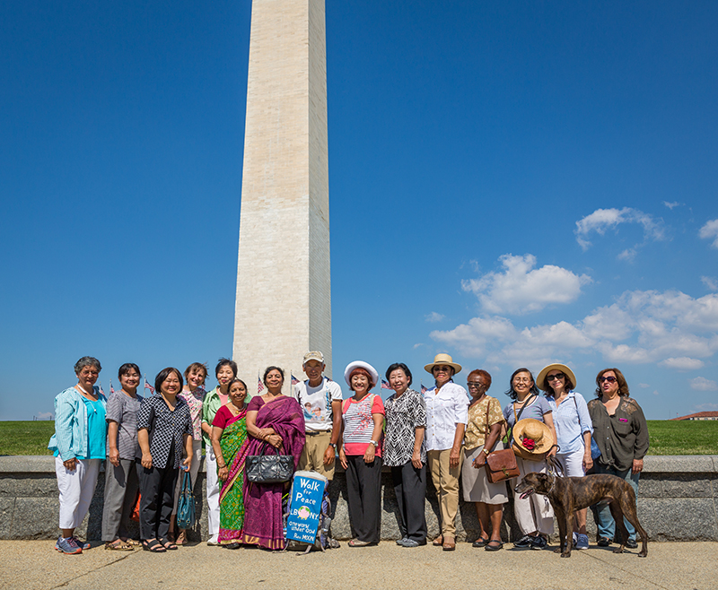 Mr. Machida Peace Walk DC, Washington Monument