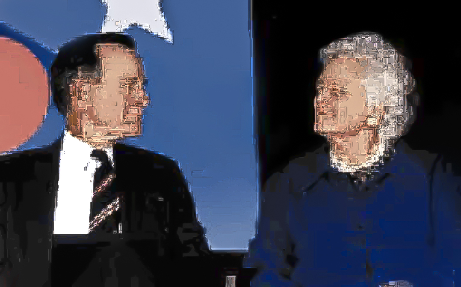 Former U.S. President and First Lady, George and Barbara Bush at