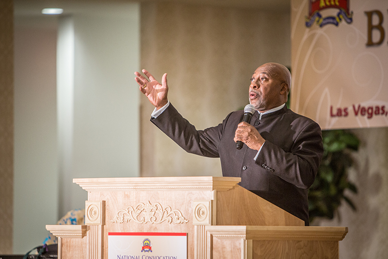 1 Archbishop Stallings at the podium
