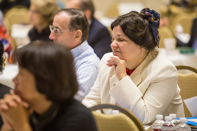 1 Dr. Eva Benson listening