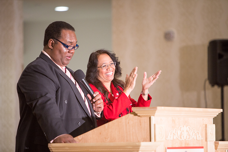 1 Rev. and Minister Sykes are MC for Monday