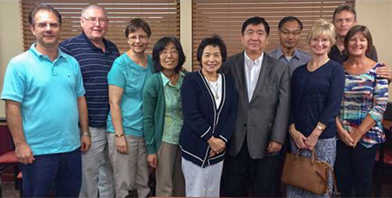 Dinner meeting with Alabama church council members